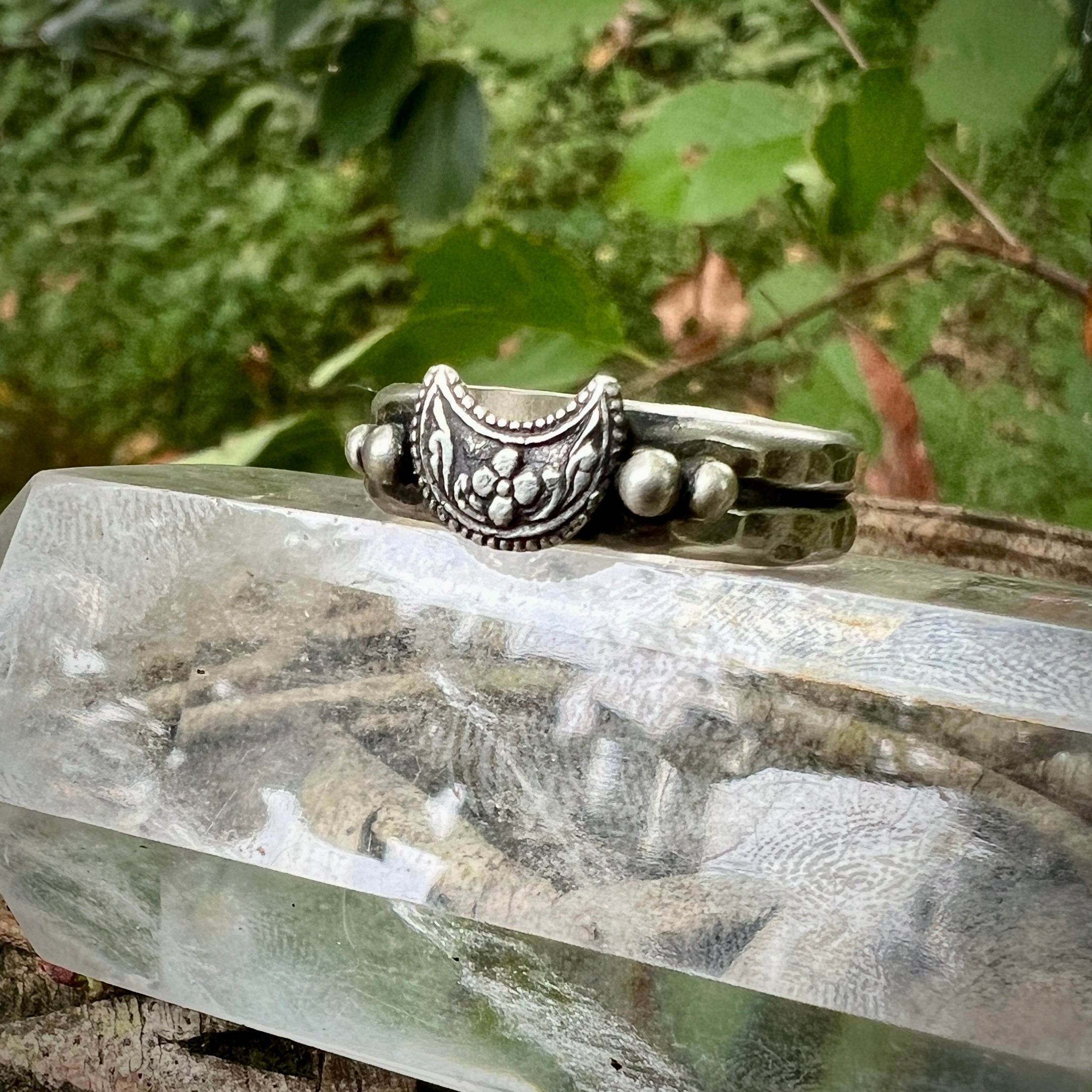 ミュージシャン perfume closet Moon Ring Mix silver #15