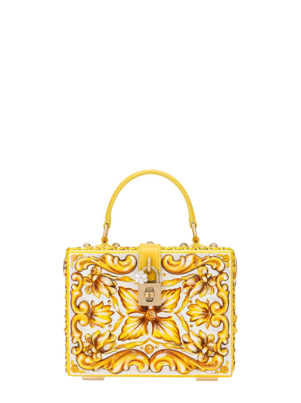 Dolce & Gabbana Box Handbag in Yellow/White – Leigh's of Breton