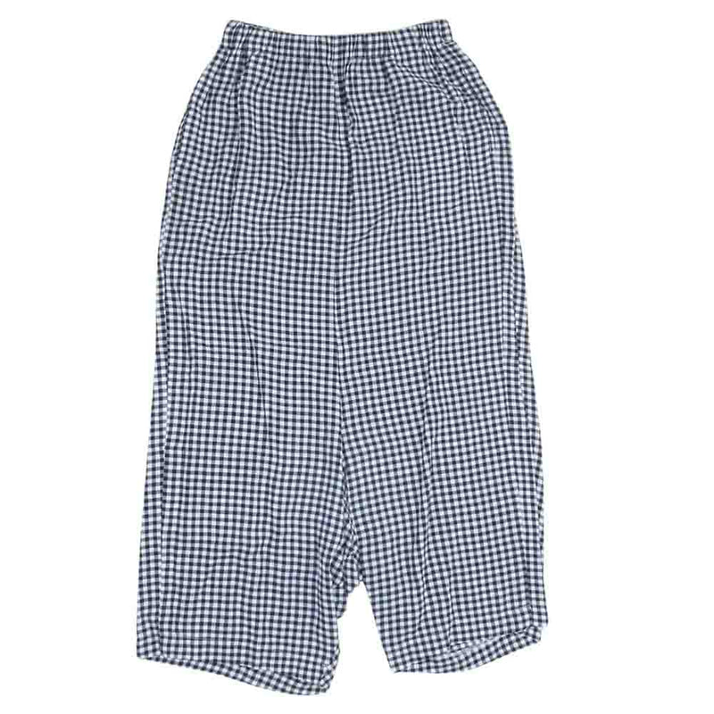 FUMITO GANRYUギンガムチェック サルエルパンツ ファッション GANRYU