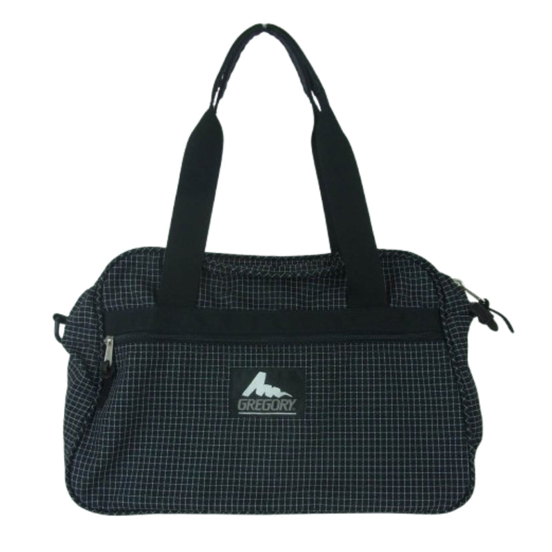 GREGORY ブラック ボストンバッグ L 旧ロゴ