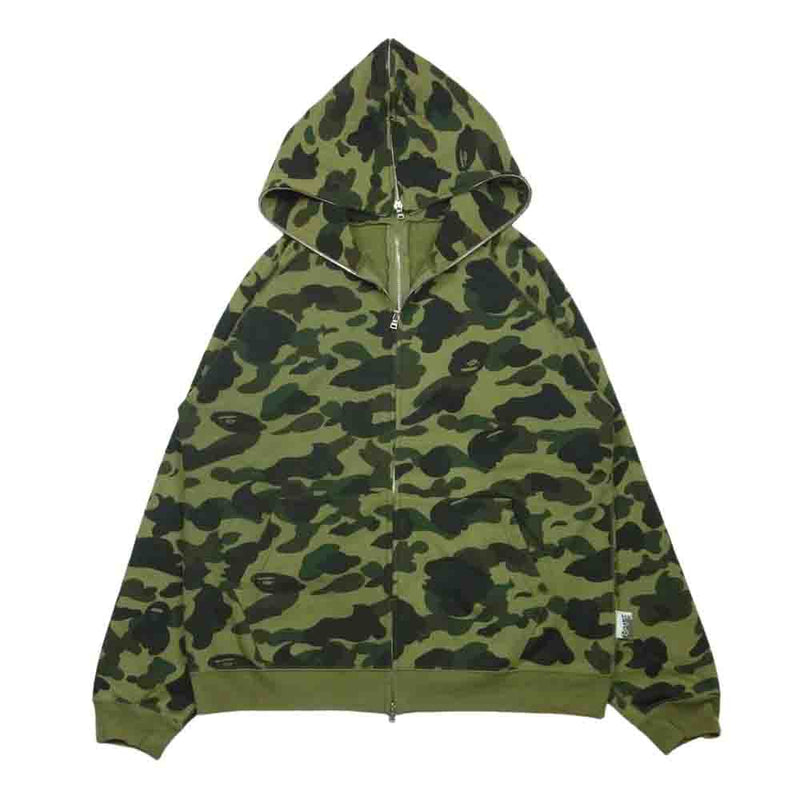 A BATHING APE 迷彩フルジップパーカー