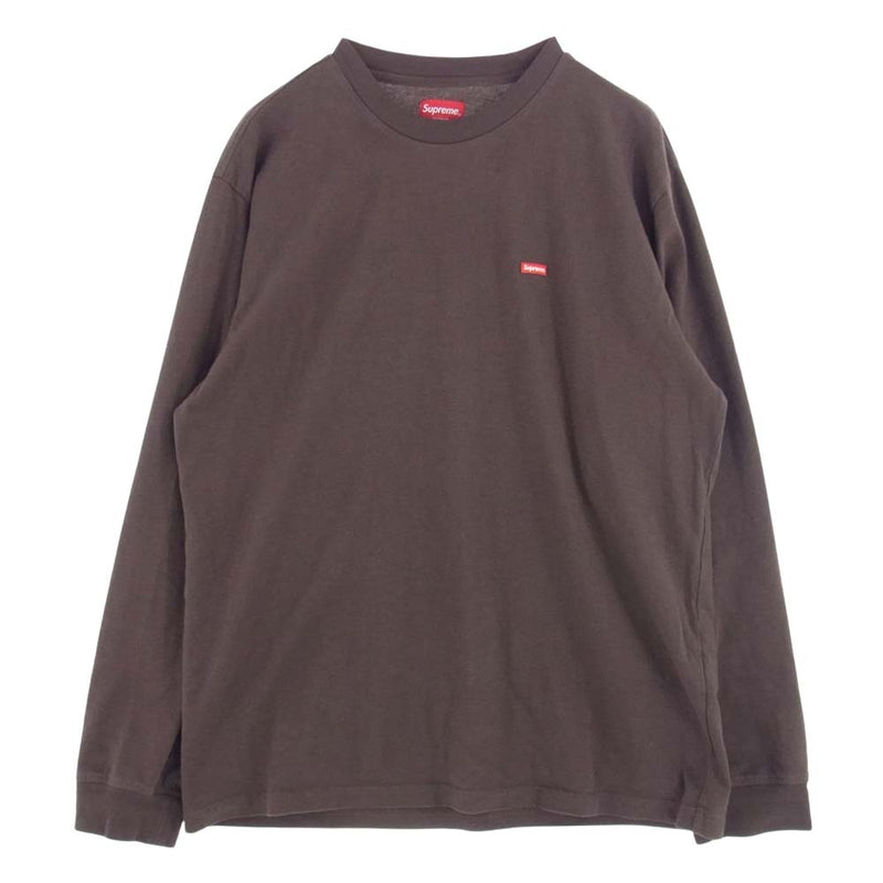 supreme small box logo l/s tee