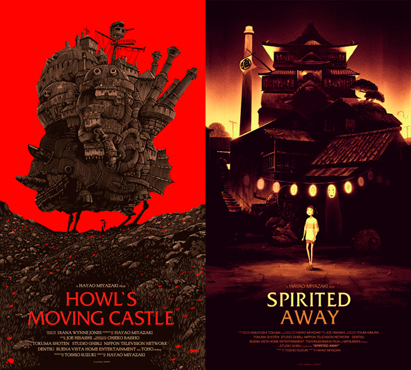 千と千尋の神隠し ポスター（限定100枚販売、宮崎駿監督、スタジオ