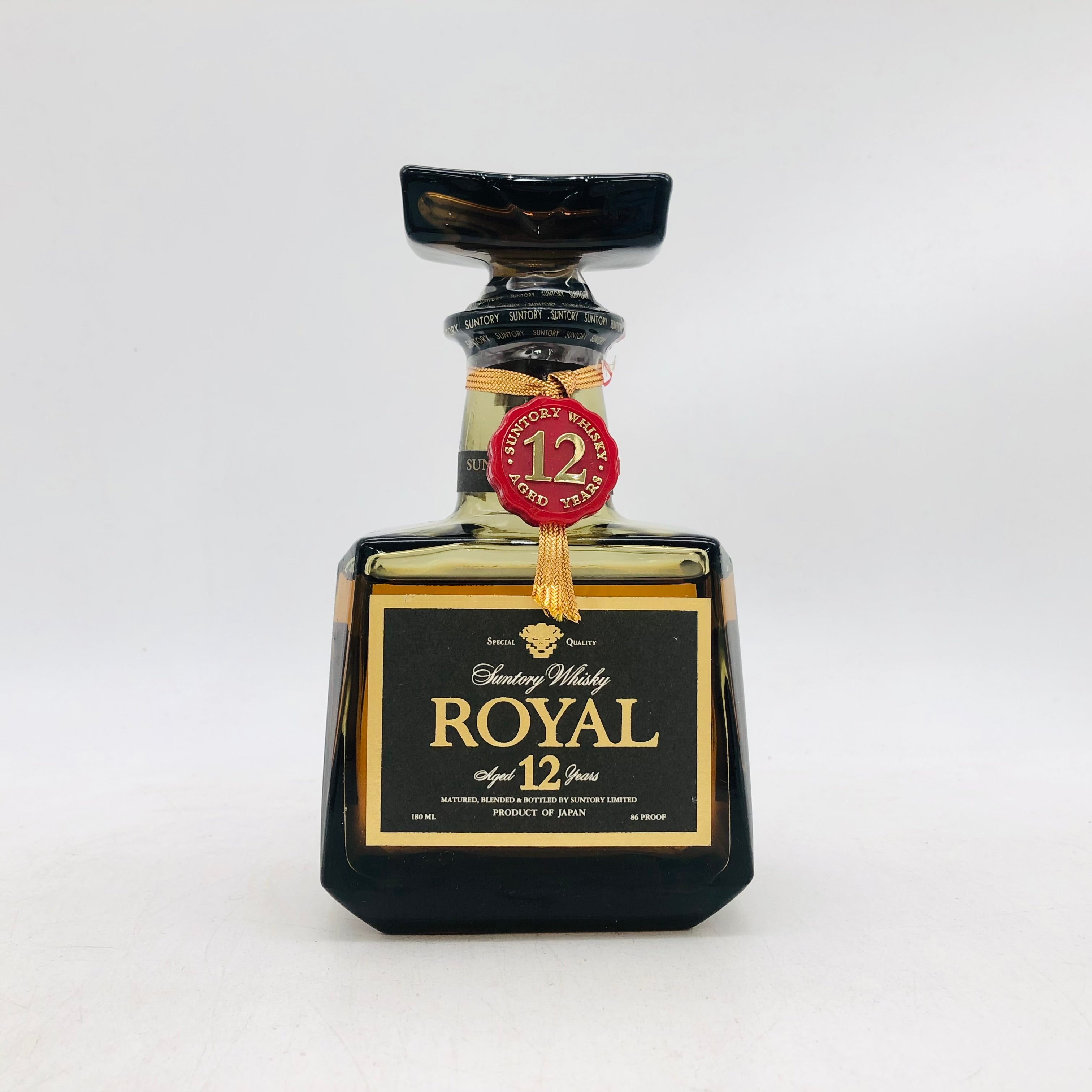 SUNTORY サントリー ローヤル 12年 黒ラベル ベビーボトル 180ml – お