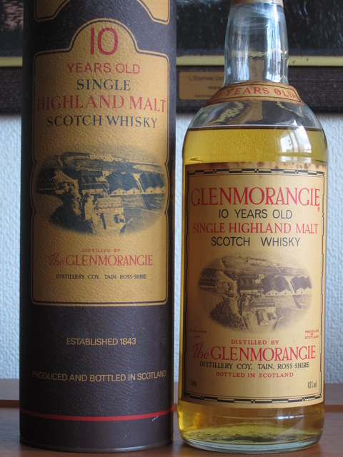 グレンモーレンジ 10年 1980年代流通 43% : くりりんのウイスキー置場
