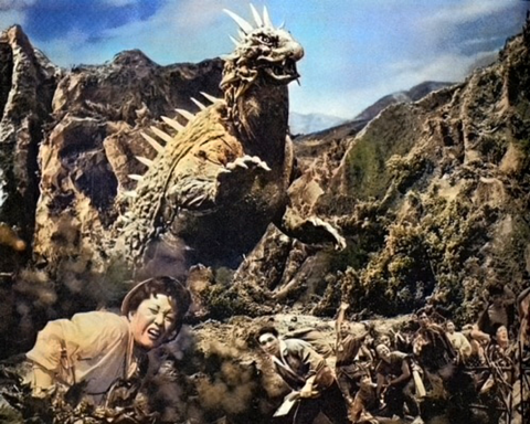 大怪獣バラン 婆羅陀魏山神（CCP）200個限定ソフビ大判ポスター