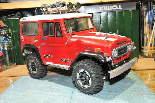 タミヤ CR-01 フルセット 赤 クローラー ラジコン cc-01 cc-02 タミヤ