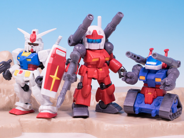 モビルスーツアンサンブル ガンダム ガンキャノン ガンタンク ジム