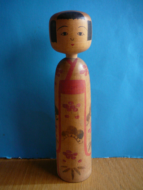 ⭕️木地山こけし 伝統こけし 小椋啓太郎指導 1.5尺大型 蒔絵師 小野寺