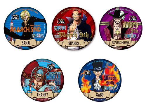 東京ワンピースタワー 缶バッジ ルフィ ゾロ サンジ 3枚セット まとめ