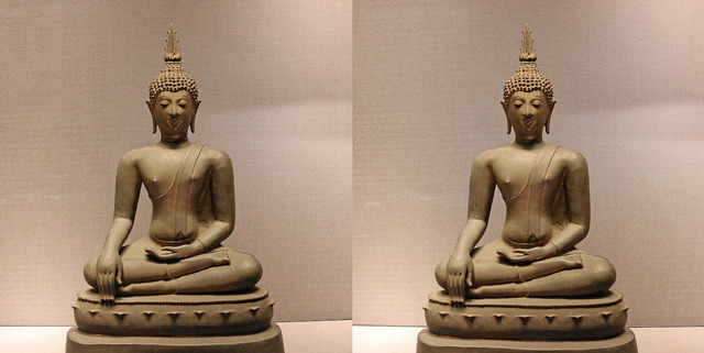 東南アジア ラオス18世紀頃 ランサーン王朝期 青銅仏 金銅仏 ブッダ 座仏