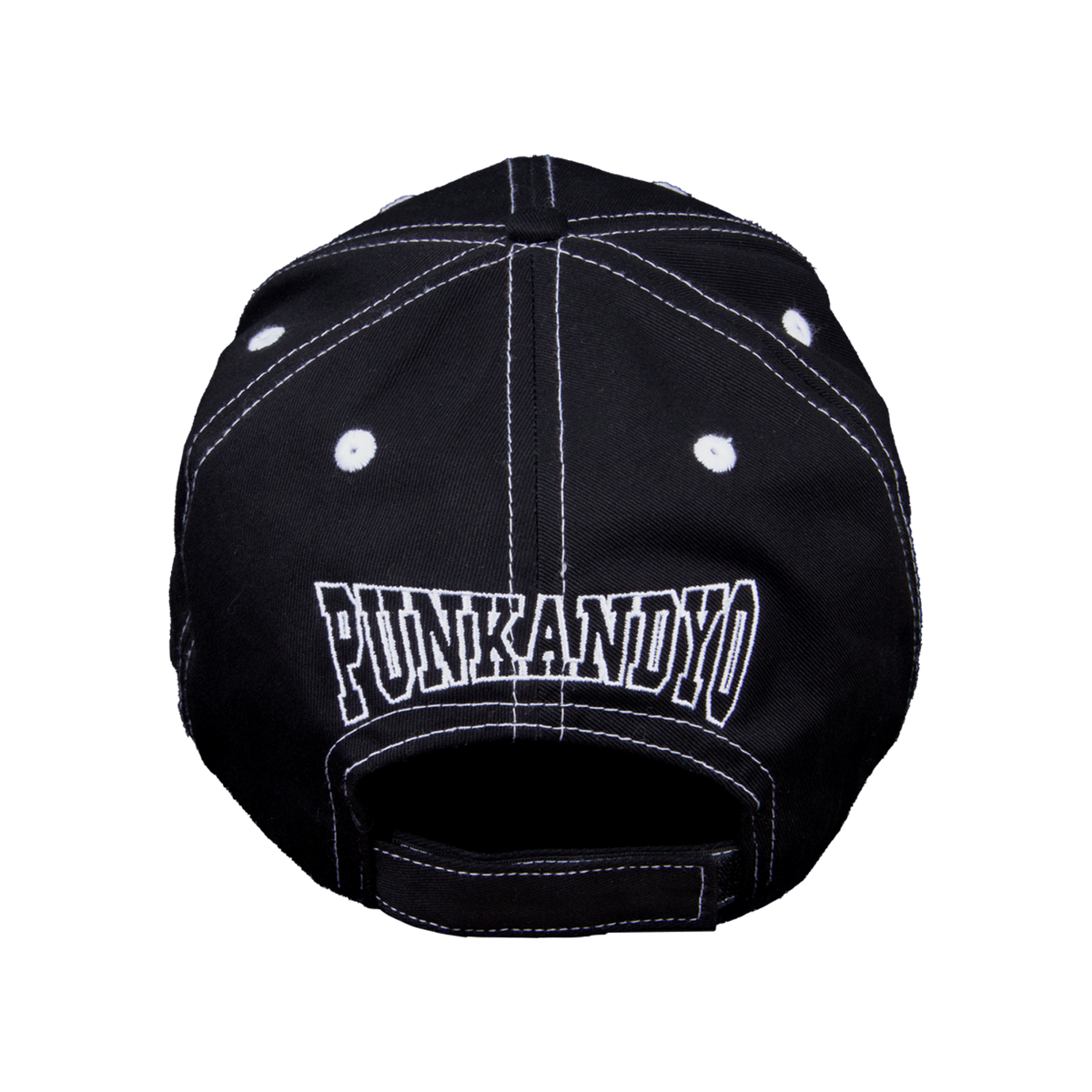BLACK CONTRAST BASEBALL CAP – PUNKANDYO