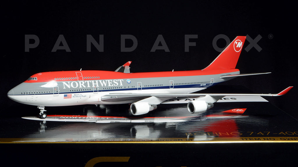 Northwest Airlines Boeing 747-400 N675NW GeminiJets G2NWA607 Scale