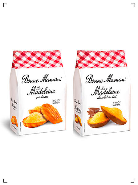 Bonne Maman | LA MADELEINE AU BEURRE FRAIS ET CHOCOLAT AU LAIT