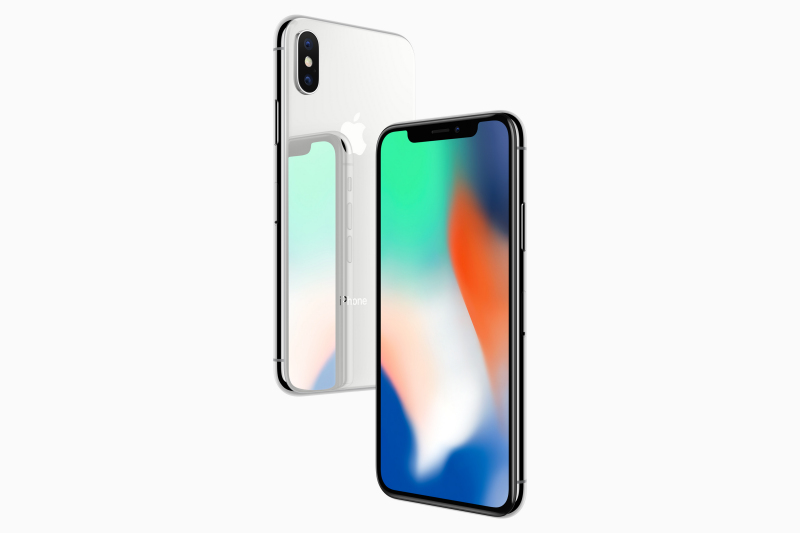 Apple iPhone X シルバー 画面に縦線あり iPhoneの液晶画面に線が！