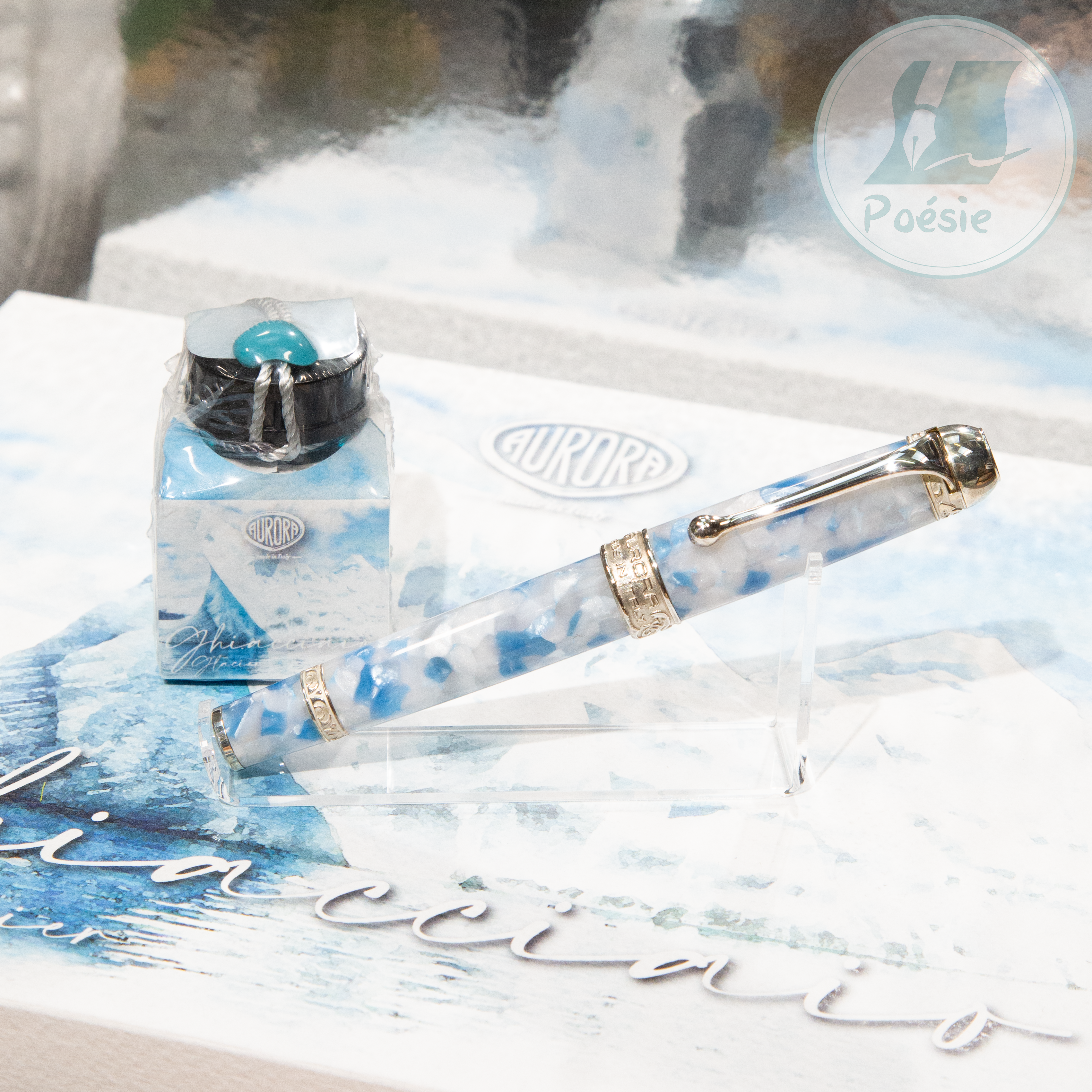 アウロラ 万年筆 ギアッチャイオ – Poesie文具