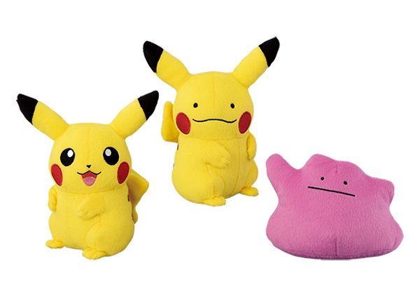 ポケットモンスター XY ＆ Z ぬいぐるみ～ピカチュウ・変身メタモン