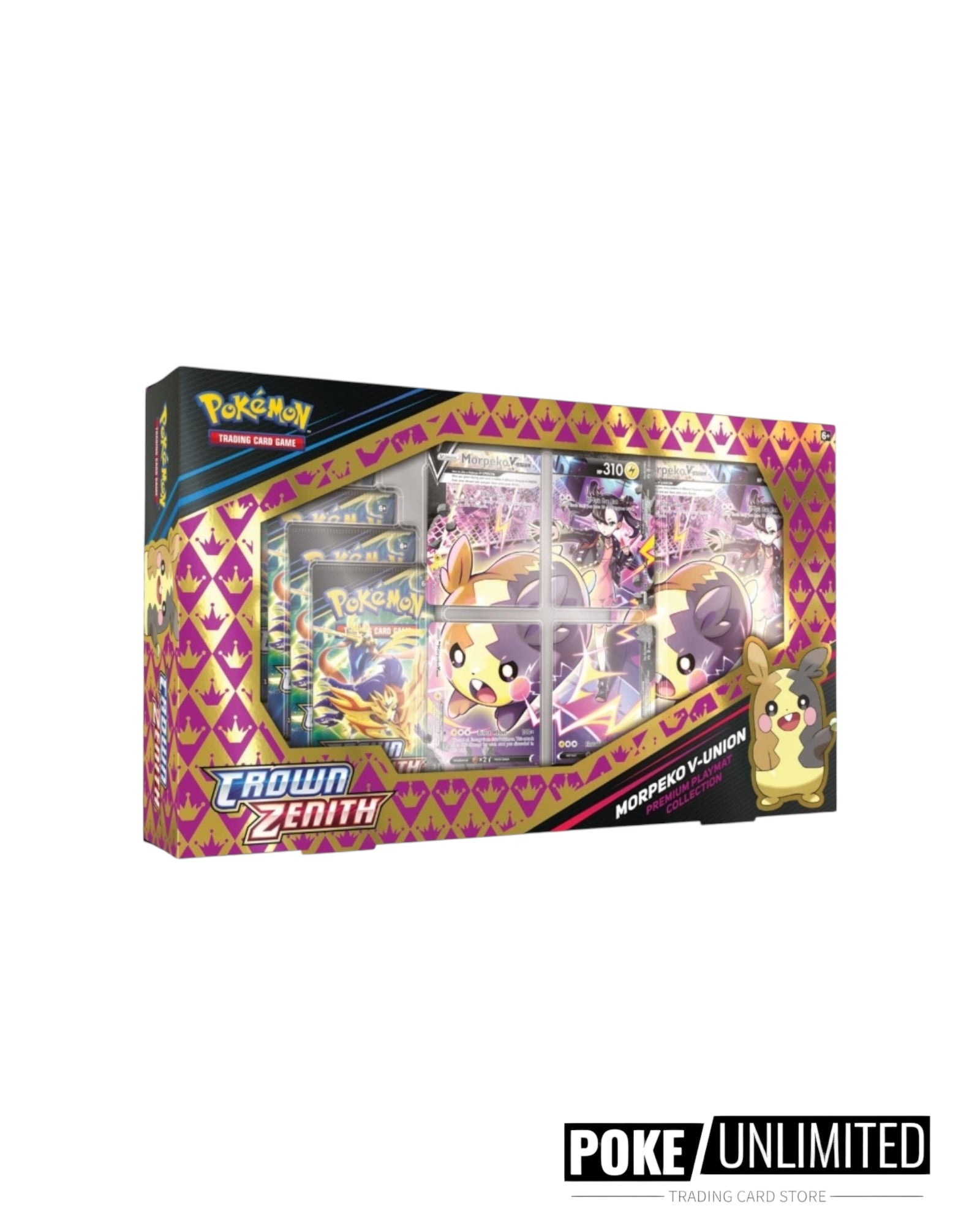 Pokémon TCG: Crown Zenith Morpeko V-Union Playmat Premium
