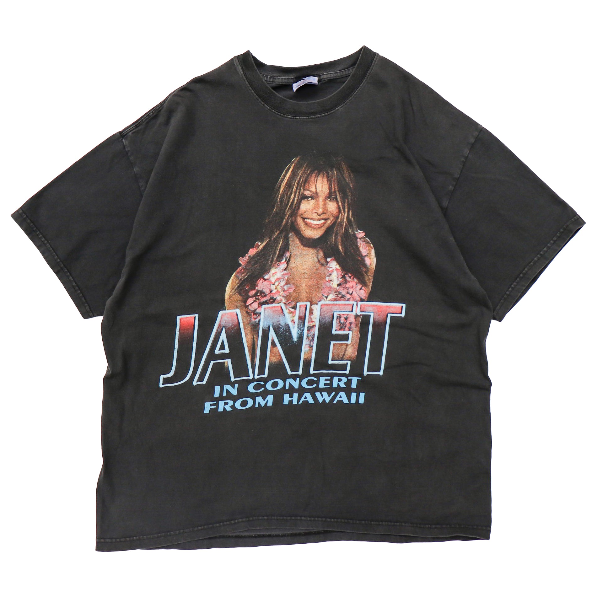 VINTAGE DEADSTOCK JANET JACKSON 1990 JAPAN TOUR T-SHIRT APPLE