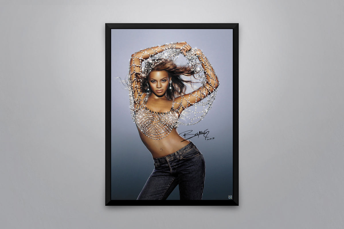 Beyonce Knowles: Dangerously In Love Signed Poster with COA