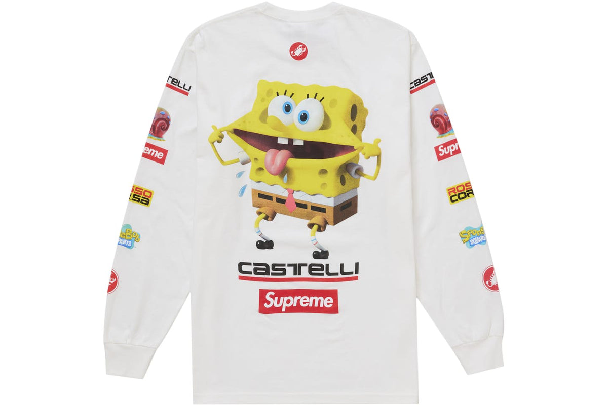 Supreme SpongeBob/Castelli Racing L/S Tee (XL) – POP SHOP & GALLERY