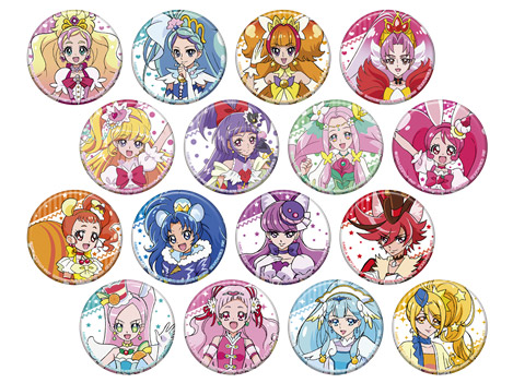 プリキュアオールスターズの缶バッジ第3弾が登場！ | プリキュア15周年