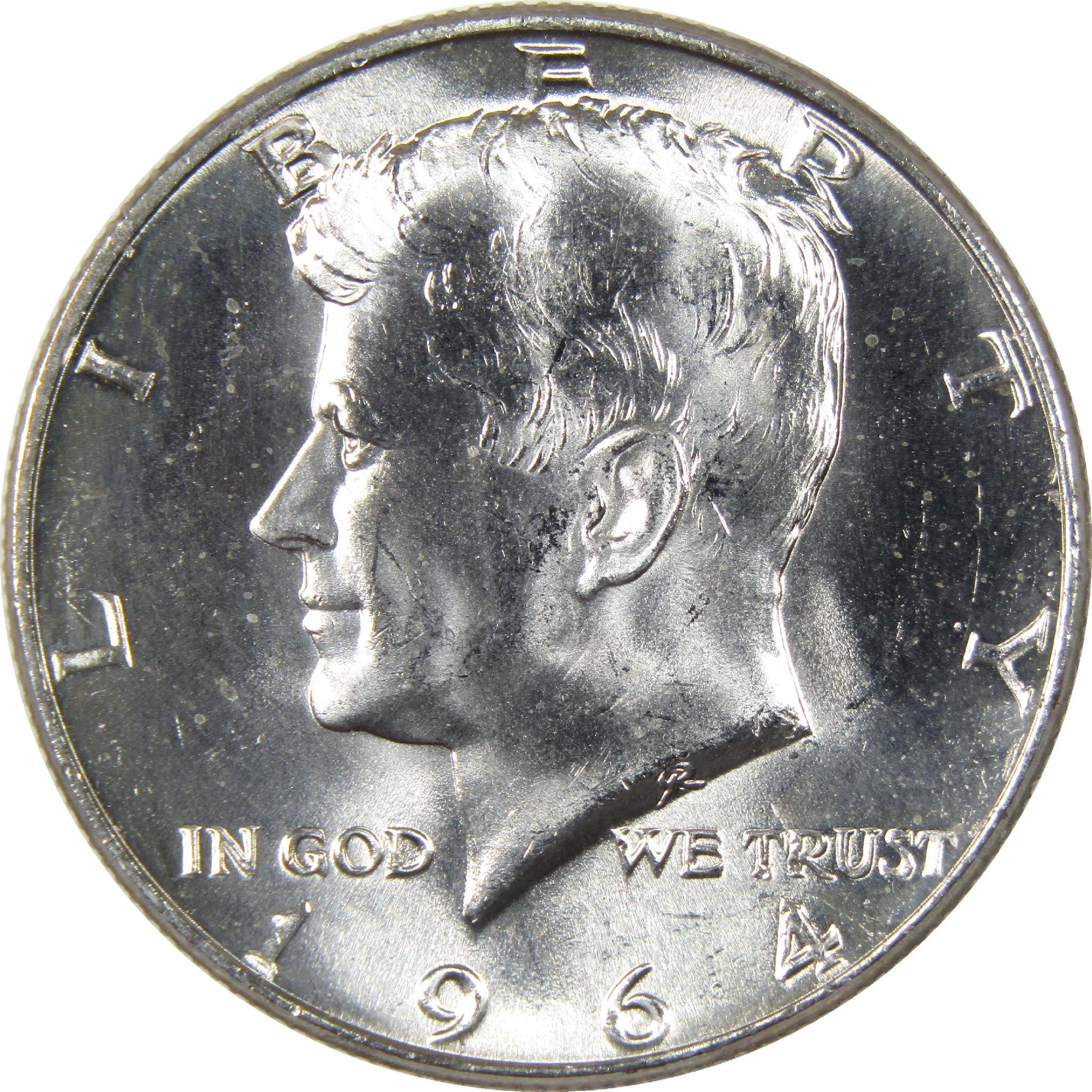 1964 Kennedy Half Dollar Uncirculated Silver 50c Coin