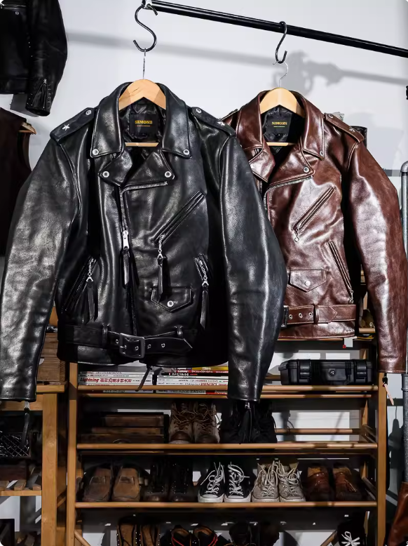 ヴィンテージ50s復刻 613/618型 オイルワックス加工ホースハイドレザー