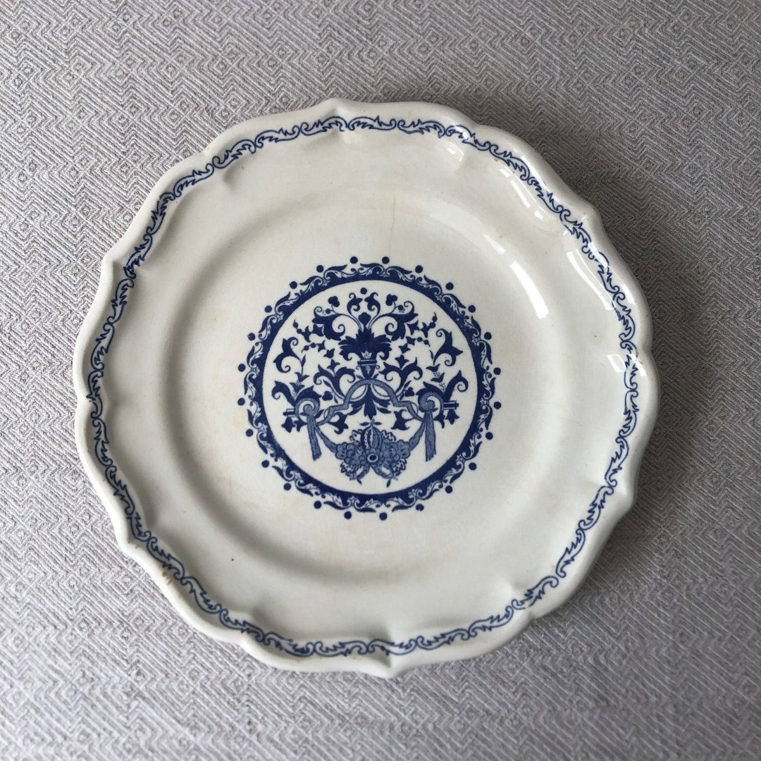 フランスアンティーク食器 GIEN ジアン デザートプレート⑤ GIEN