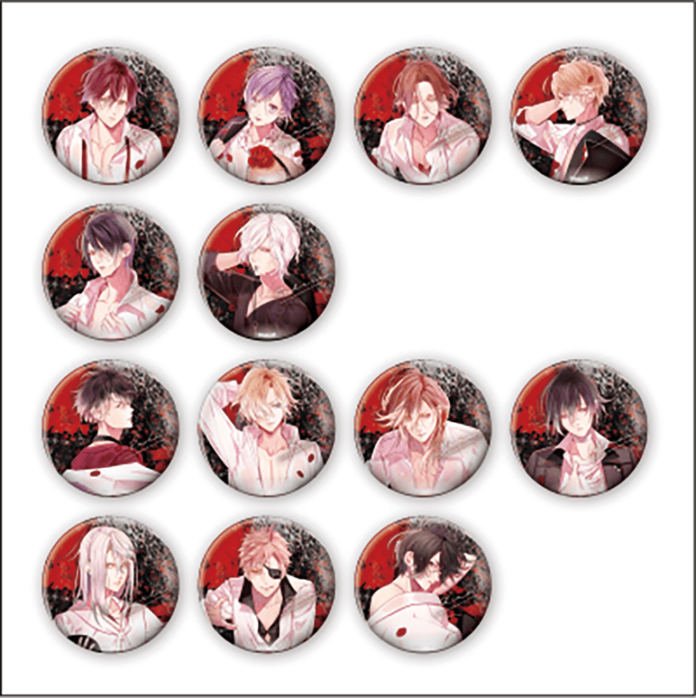 DIABOLIK LOVERS ディアラバ コトブキヤ 吸愛缶バッジ 逆巻カナト