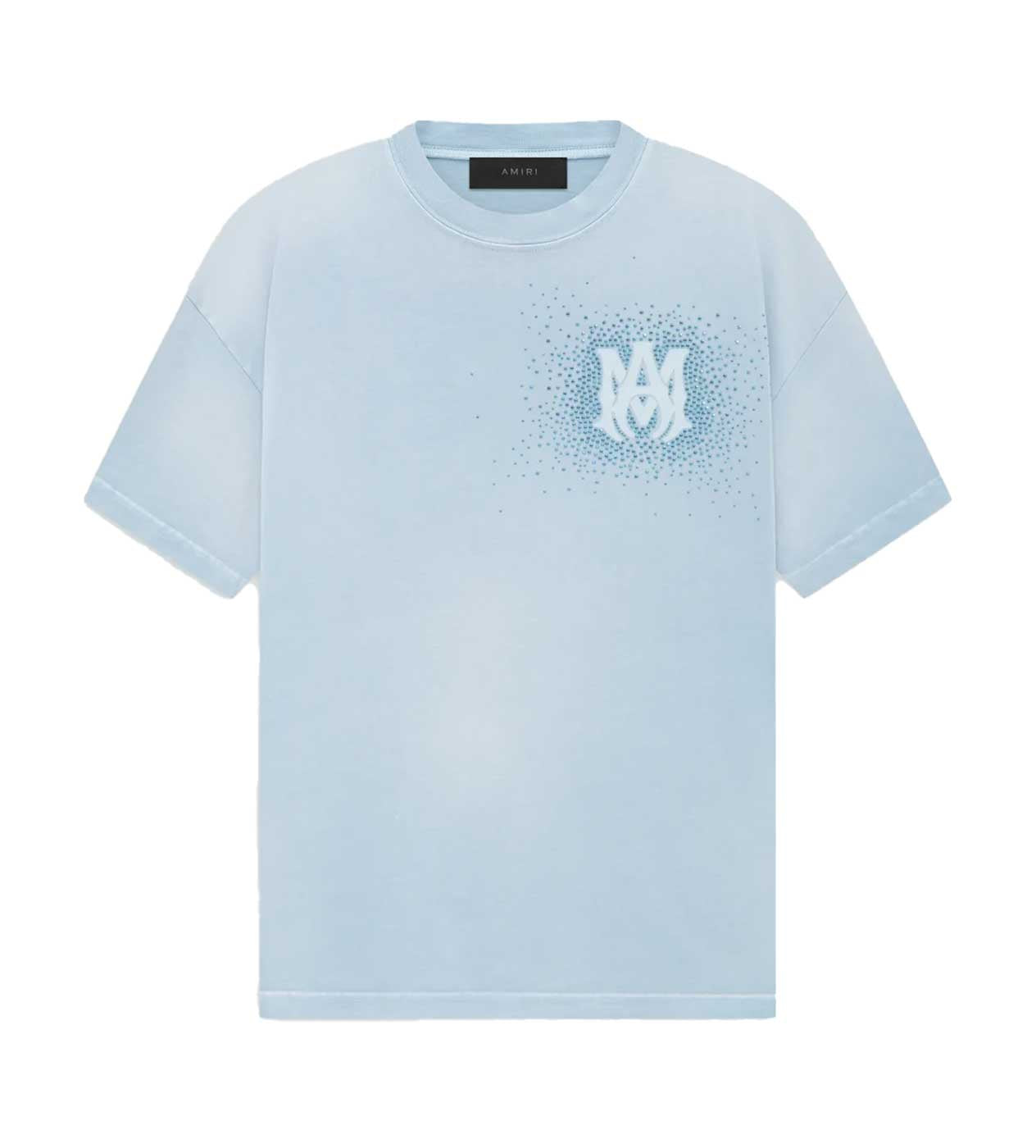Amiri Crystal Burst Tee Ashley Blue – Restock AR
