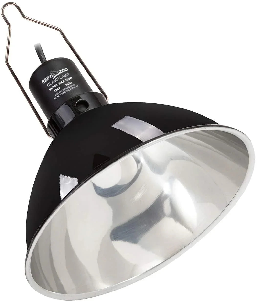 REPTI ZOO 8.5 Inch Reptile Lamp Fixture,Optical Reflection Cover