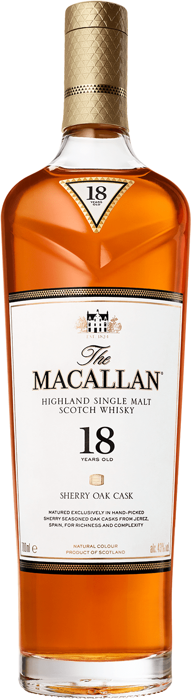 The Macallan 18 Year Sherry Oak Single Malt Scotch Whisky | Wine.com
