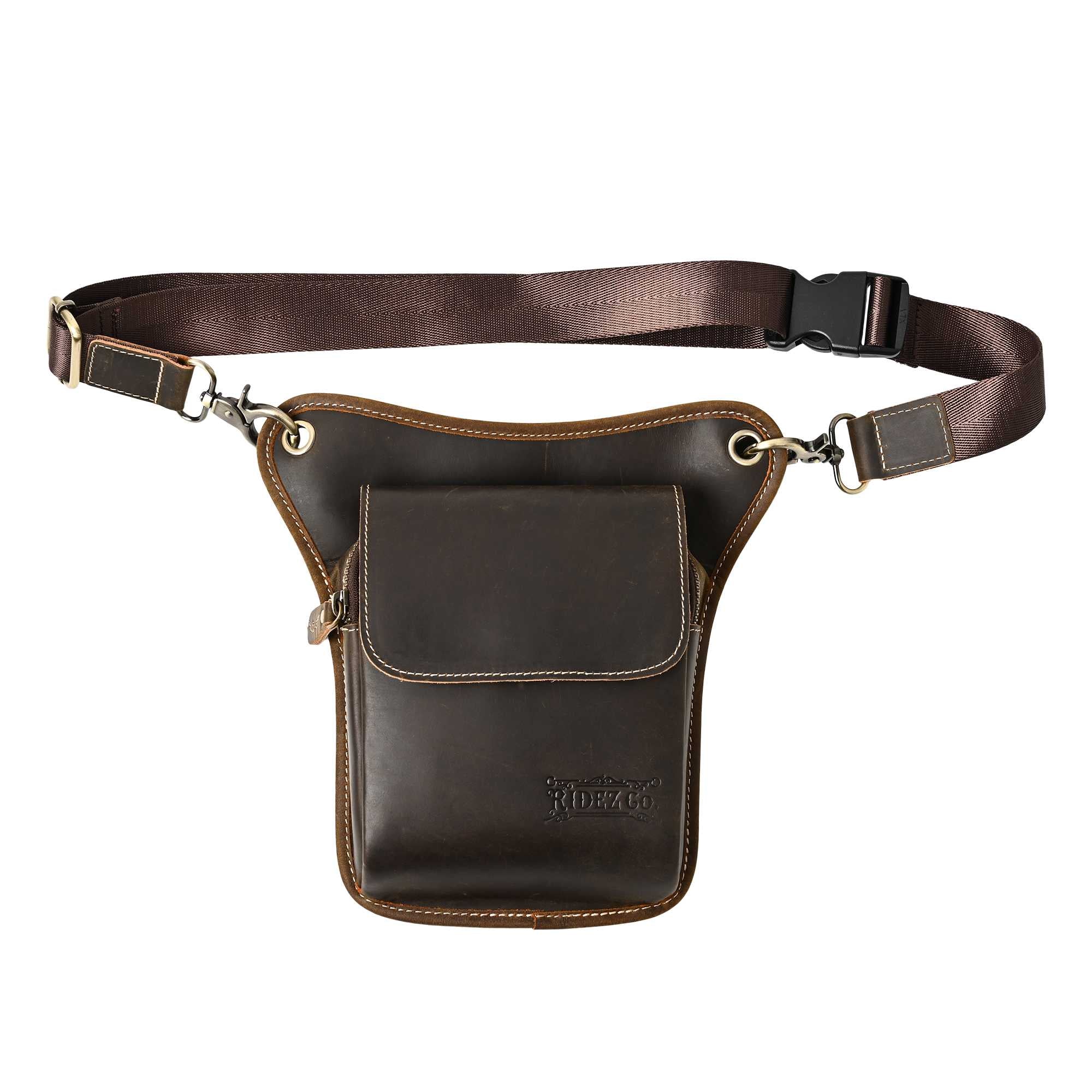 バイク用バックと言えば？レッグバッグ！激レア！特別な高級素材の