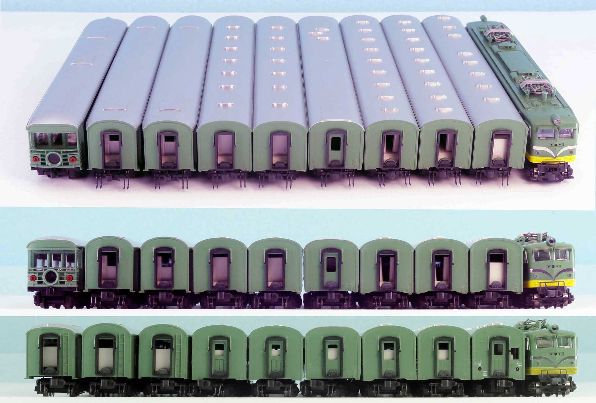 KATO Nゲージ】EF58青大将+特急はと基本セットとスハ44系特急つばめ