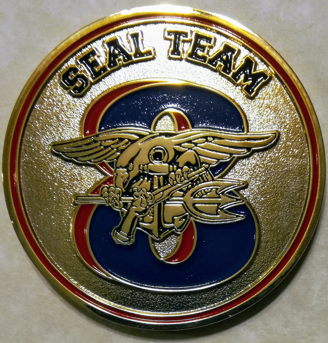 SEAL Team 8, 2 Troop Odin Navy Challenge Coin – Rolyat Military