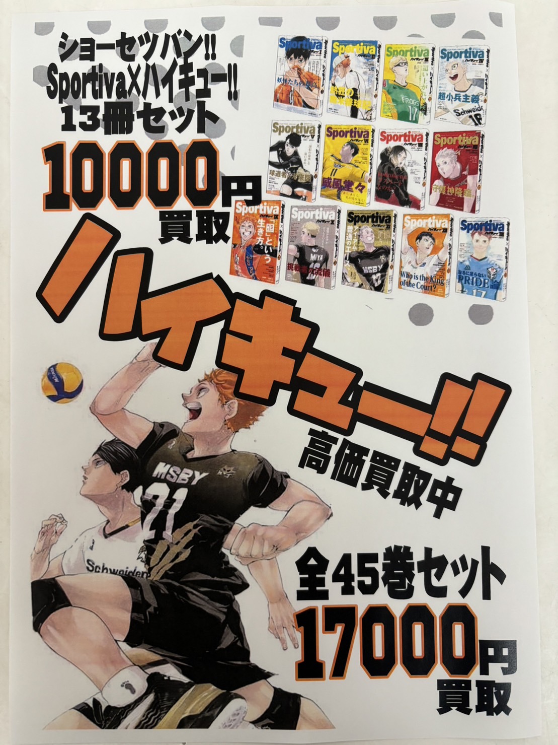 新品未開封】ハイキュー展 コミックス全巻ピンズセット 【公式通販】