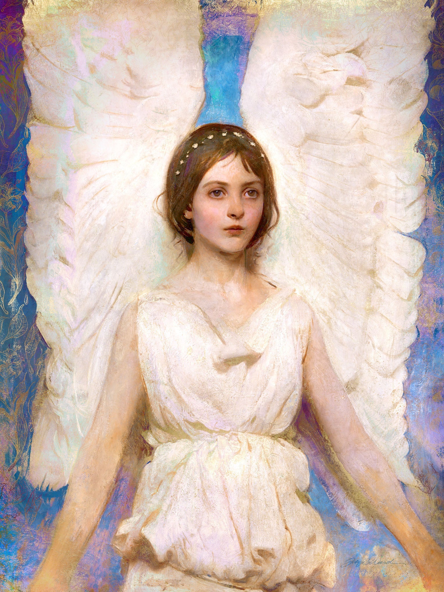 Angel by Jay Bryant Ward | Classic Celestial Portrait Inspired by