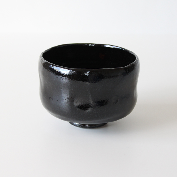 抹茶黒茶碗N o43