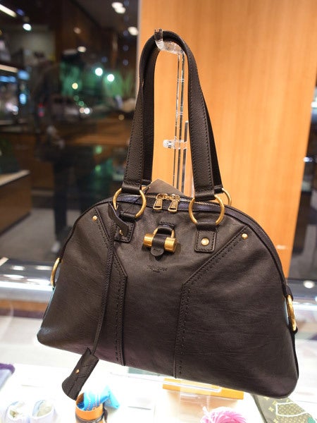 ◇【イヴ・サンローラン】ミューズバッグ 156465 ブラック