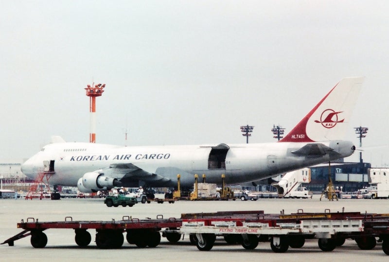 大韓航空 KOREAN AIR CARGO B747-400F 貨物機 模型 T 大韓航空 Boeing