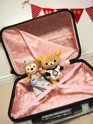 香港ディズニーランド限定☆ダッフィー&シェリーメイ☆スーツケース