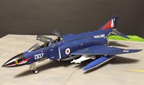 フジミ1/72「イギリス海軍ブリティッシュファントムⅡ・シルバー
