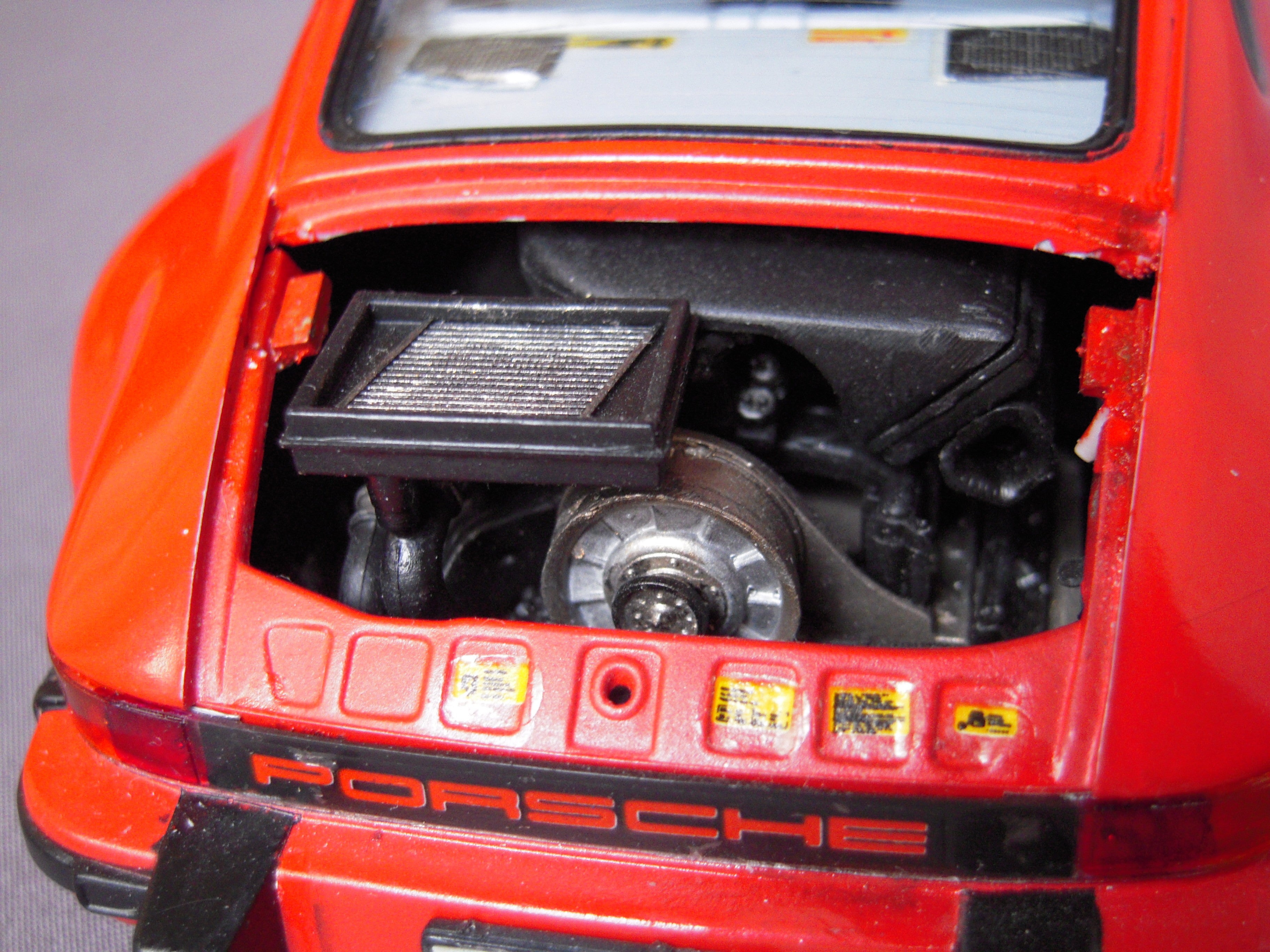 フジミ1/24 エンスージアストモデル ポルシェ911フラットノーズ完成品