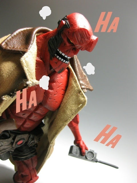 ヘルボーイ 8インチ フィギュア シリーズ1.5 ヘルボーイ ダメージVer