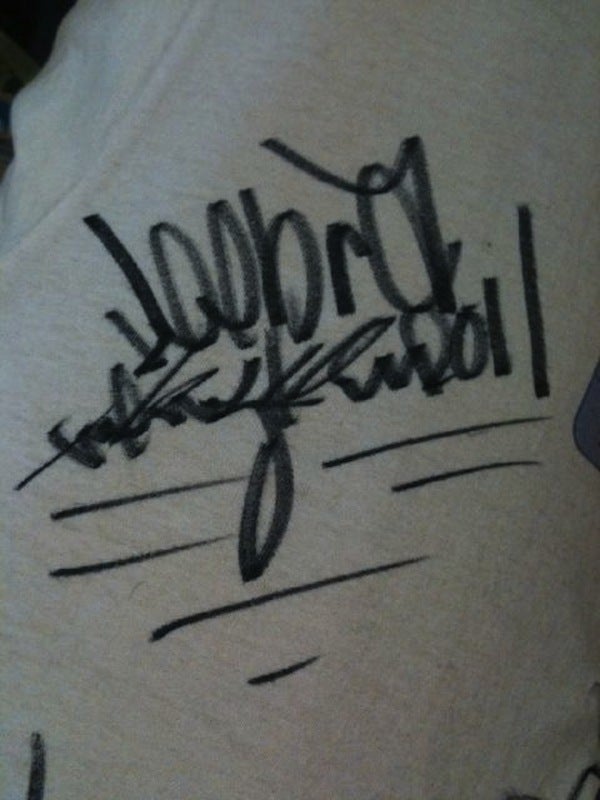 激レア！！10年モノのサインTシャツ | Zeebra The Ill News Blog