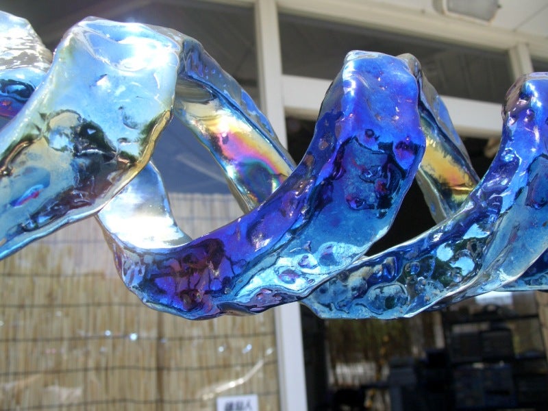 蒼い華器 与吉 チタン No.7 チタンアーティスト 与吉さん ～前編