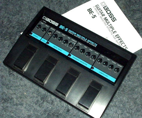 レトロ BOSS BE-5 アナログマルチエフェクター 動作確認済み BOSS BE-5