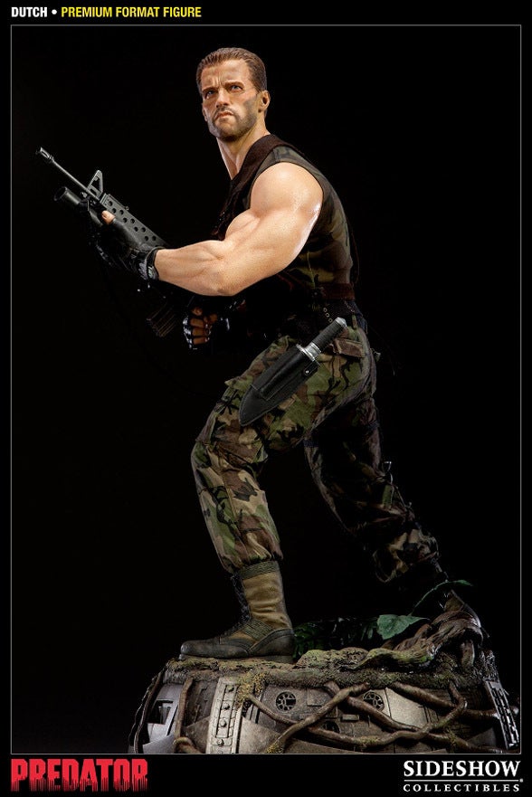 プレデター NECA シュワちゃん アクションフィギュア 迷彩服 武器付き