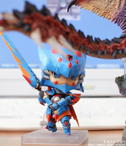 G級装備！「ねんどろいど ハンター♂剣士 ラギアXエディション」で遊ん